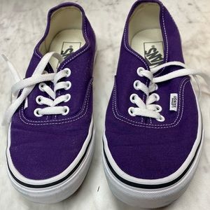 Vans purple sneakers